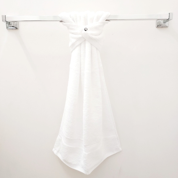 #9137 ●NEW! Aqua, White or Navy Hang'N'Snap Towel *Select snap - Picture 12 of 16